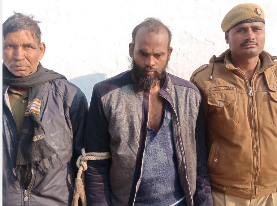 परिवार संग आ रहे दरोगा से बाइक सवार बदमाशों ने की लूटपाट, एक पकड़ा