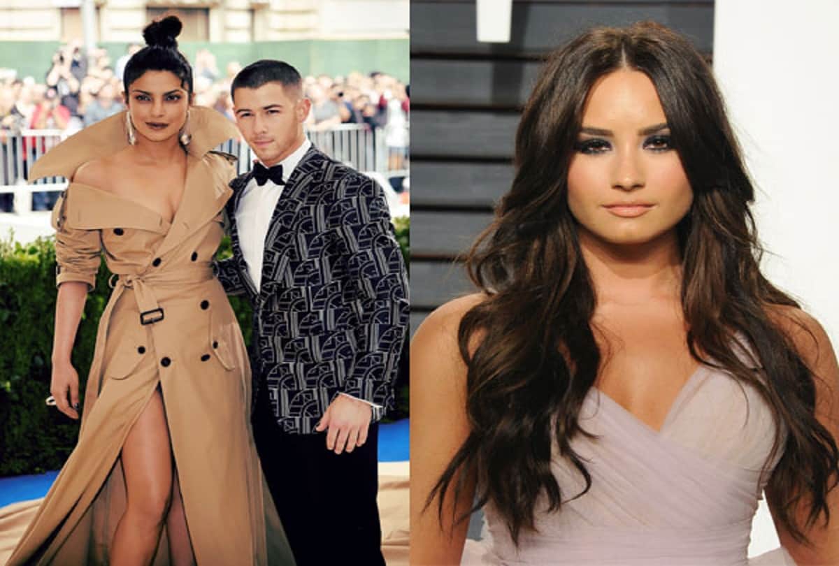 priyanka chopra and nick jonas in america and demi loveto controversy