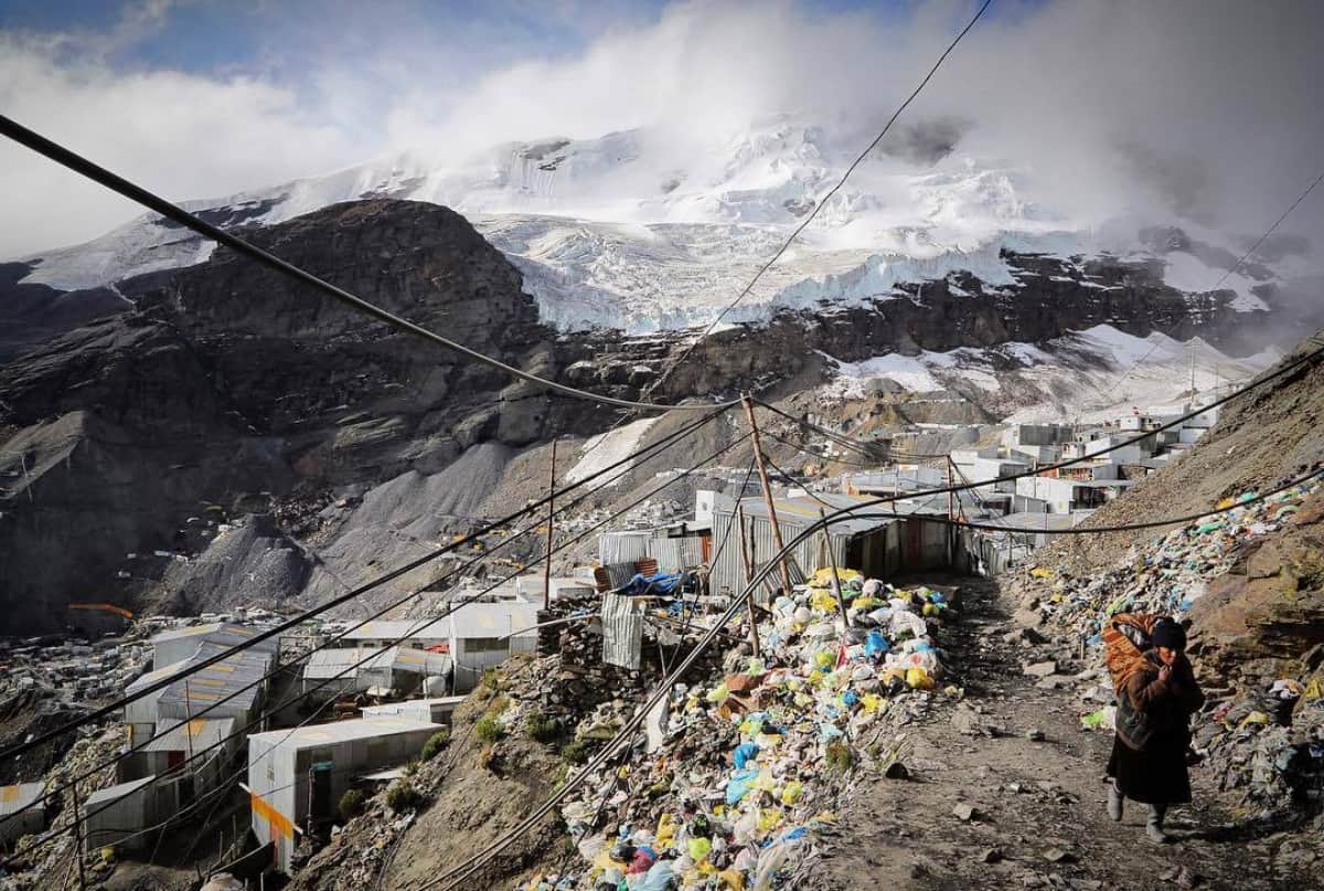 La Rinconada city in Peru is full of gold mine but people here lives in poor condition