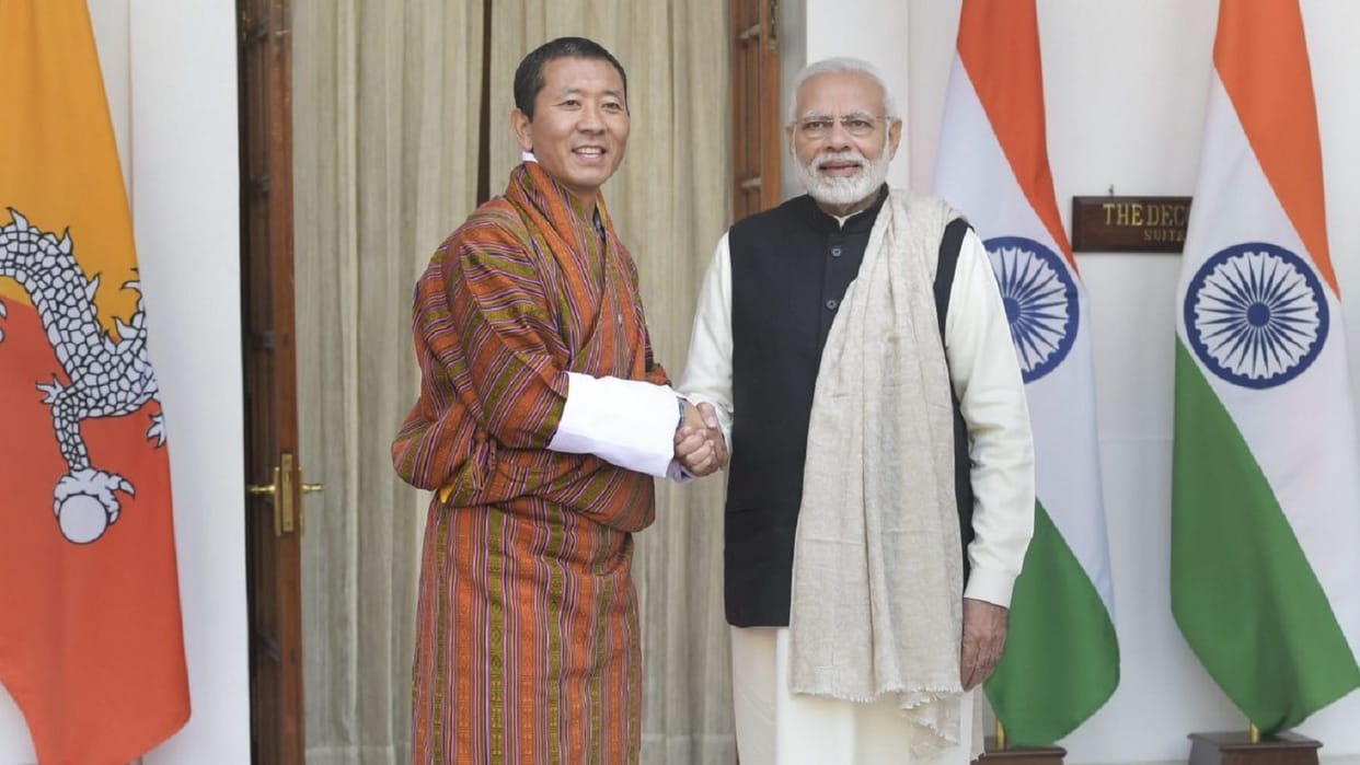 PM of bhutan dr Lotay Tshering held bilateral talks with pm narendra modi in new delhi