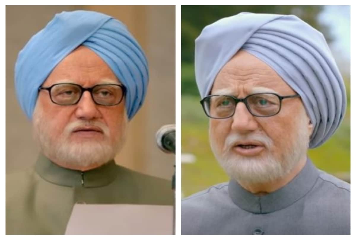 anupam kher shares video of his transformation of his character of manmohan songh