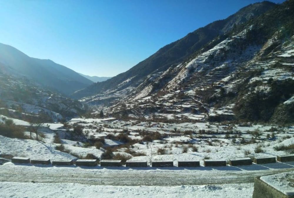 New Year 2019 Snowfall in uttarakhand 