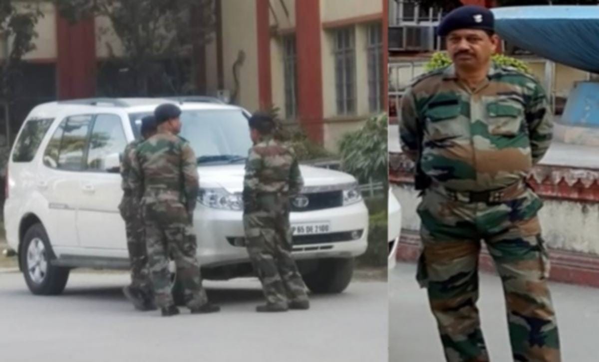 BHU chief proctor security gaurd are wearing army uniform