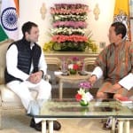 राहुल गांधी-लोते शेरिंग