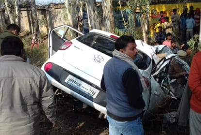 Four people Died in road accident in Kurukshetra of Haryana