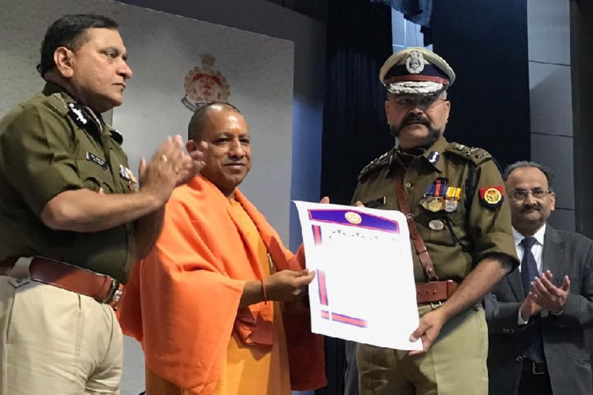 ADG Meerut Zone Prashant Kumar got the Police Medal for Best Service