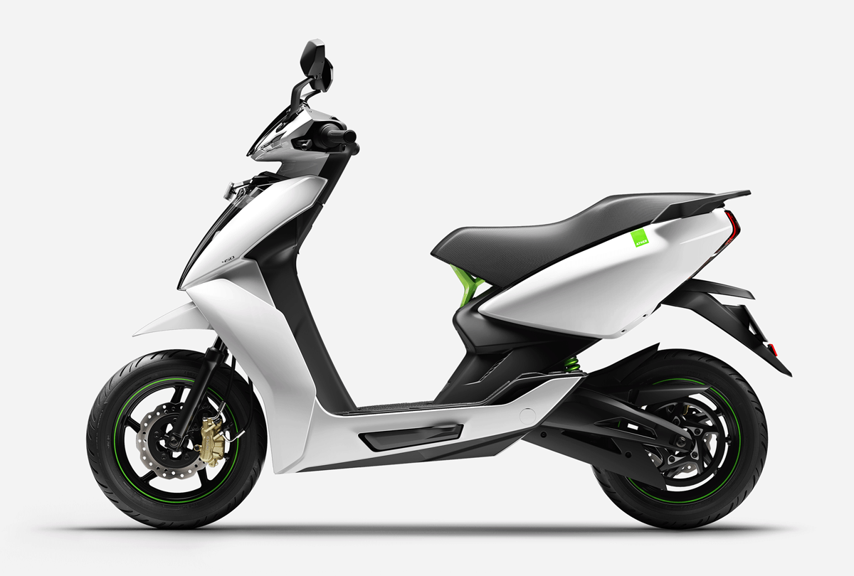 ather energy launched android support touch screen with reverse gear electric scooter