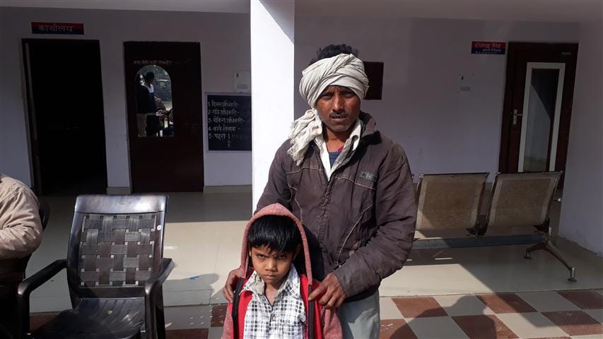 Hot water, scorching thrown on innocent child in quarrel