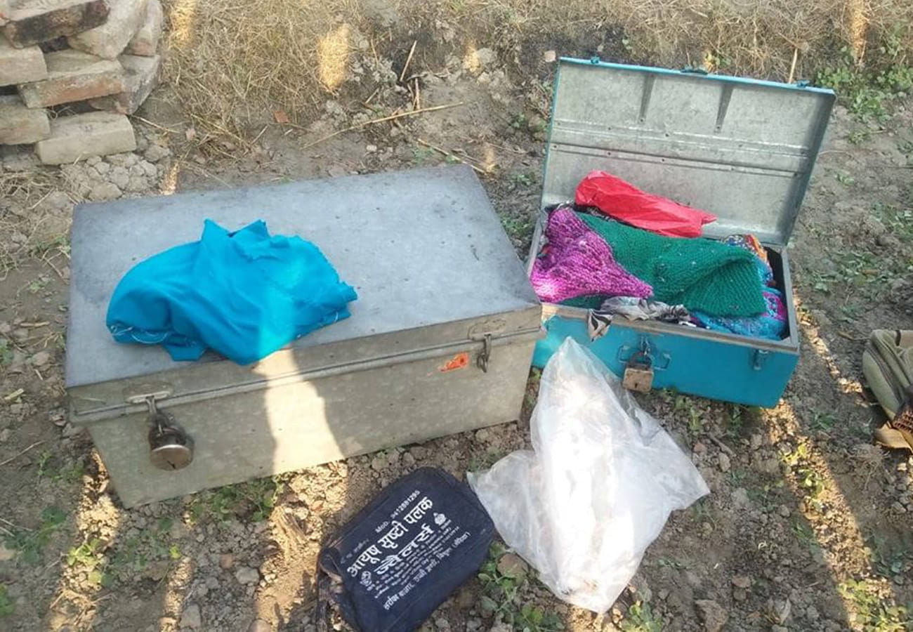 Loot case in auraiya teachers house