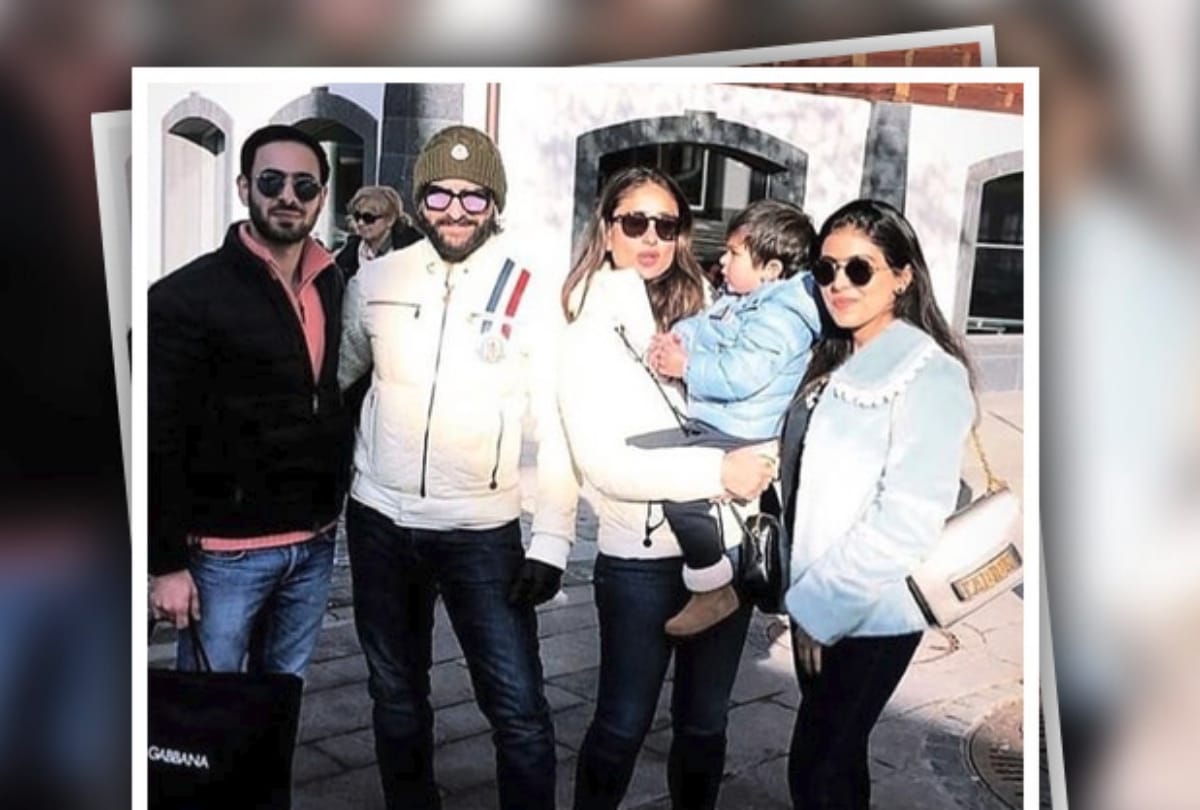taimur celebrating new year in london with mom kareena and dad saif