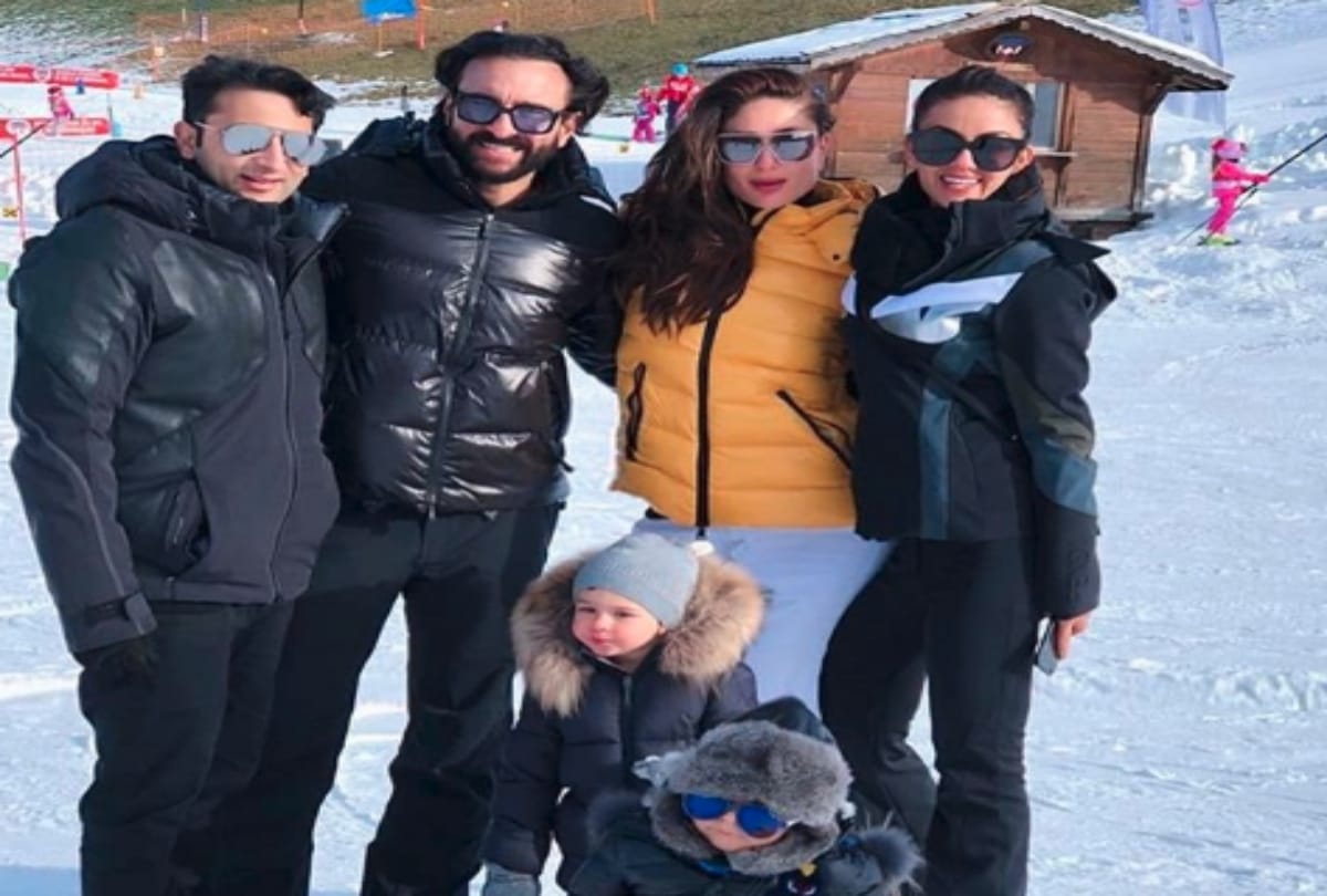 taimur celebrating new year in london with mom kareena and dad saif