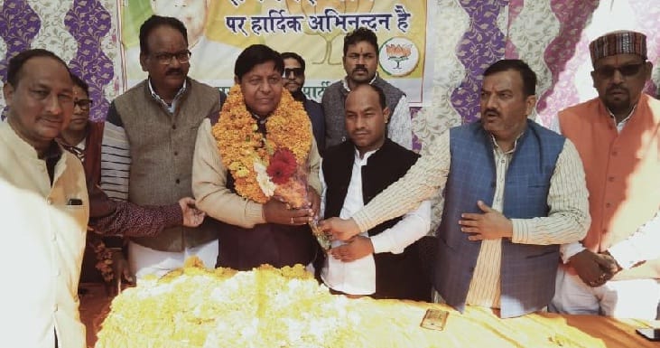 कुमाऊं मंडल विकास निगम अध्यक्ष का जोरदार स्वागत