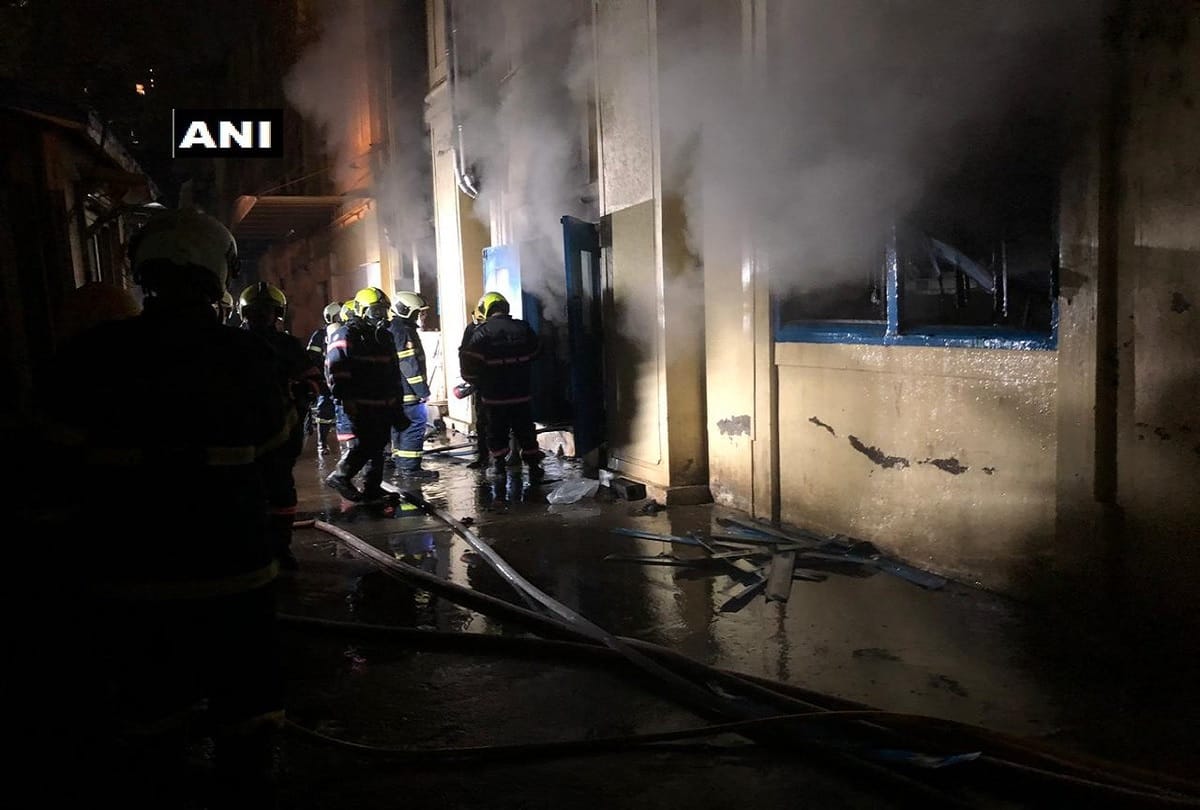 Fire on two places in Mumbai on Saturday