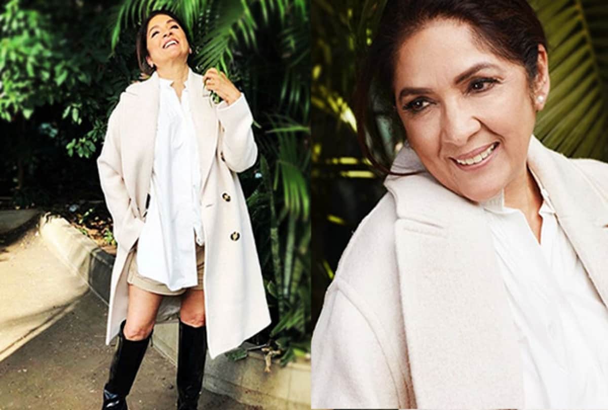 Neena Gupta  new look with shorts viral on social media