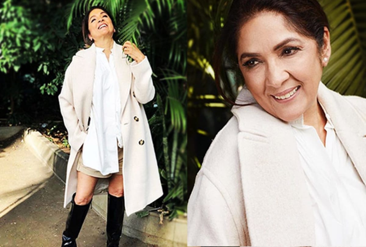 Neena Gupta  new look with shorts viral on social media