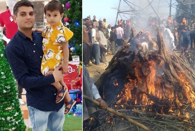 Martyr Cremation, Indian Navy Soldier Naveen Funeral in Charkhi Dadri of Haryana