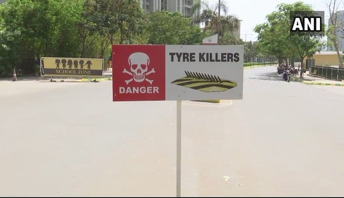 after Pune Noida authority is installing tyre killers to stop wrong side driving in 2019
