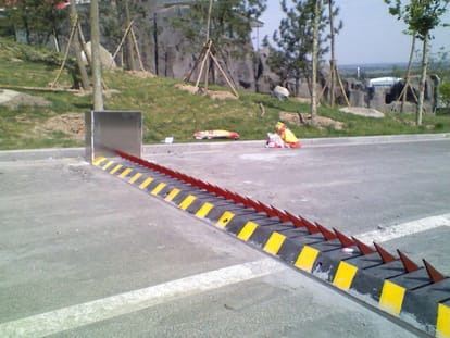 after Pune Noida authority is installing tyre killers to stop wrong side driving in 2019