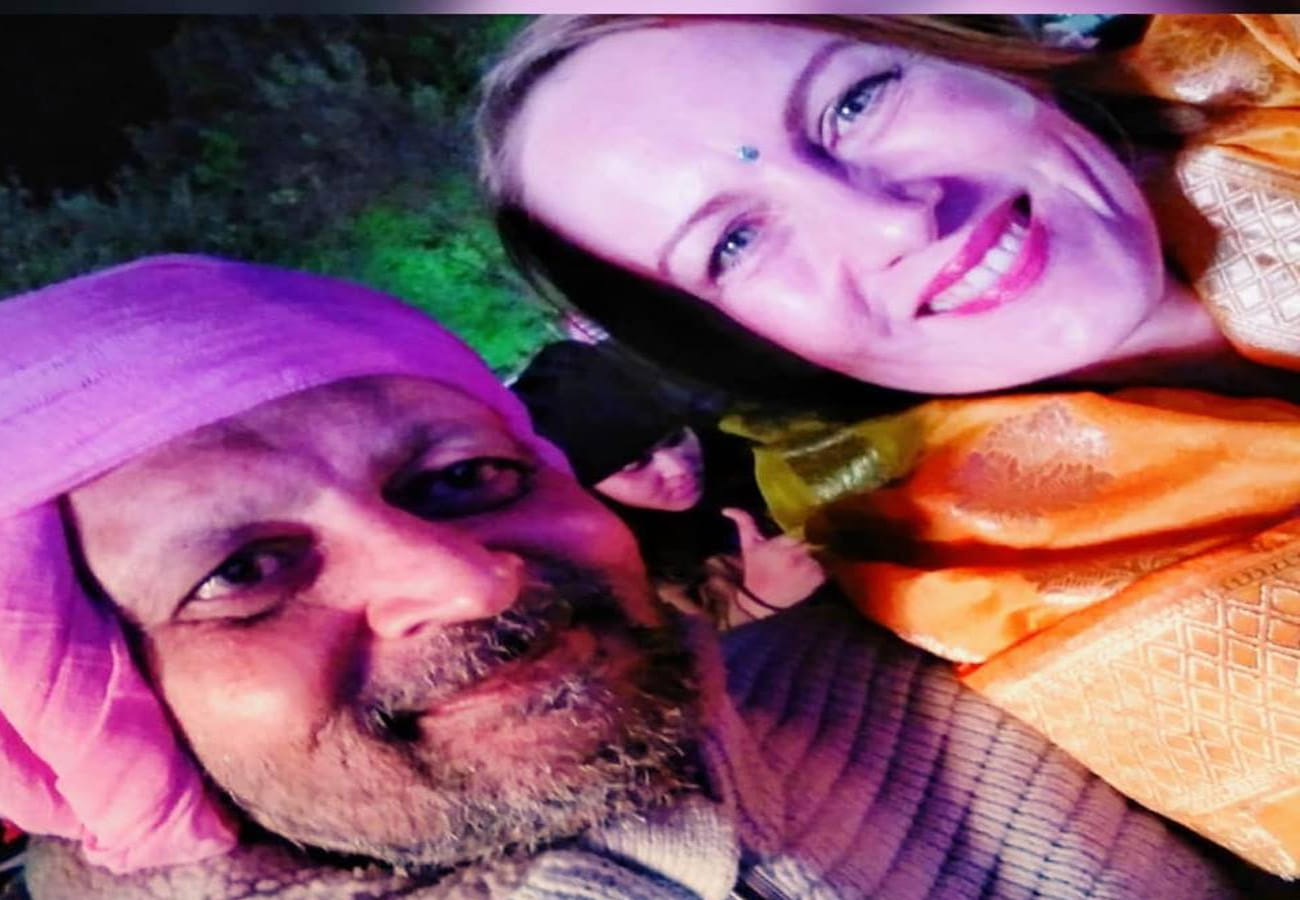 Wife of Actor Akhil Mishra Suzanne Bernert In the role of Sonia Gandhi