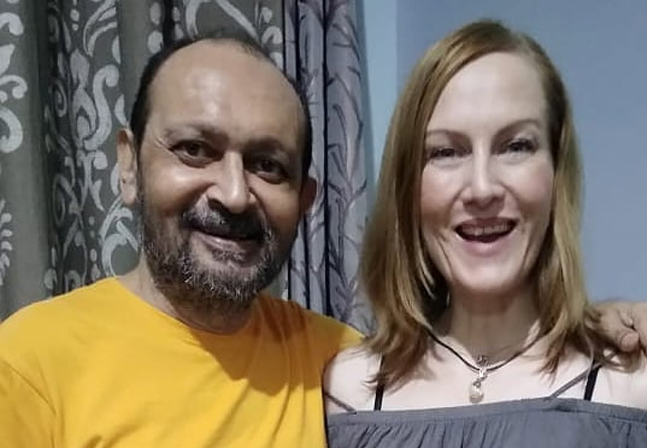 Wife of Actor Akhil Mishra Suzanne Bernert In the role of Sonia Gandhi
