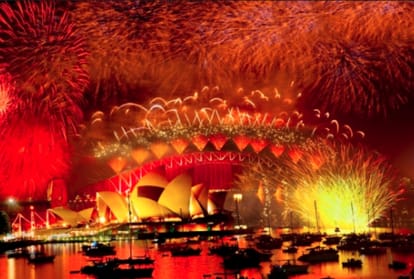 new year celebration is start in whole world