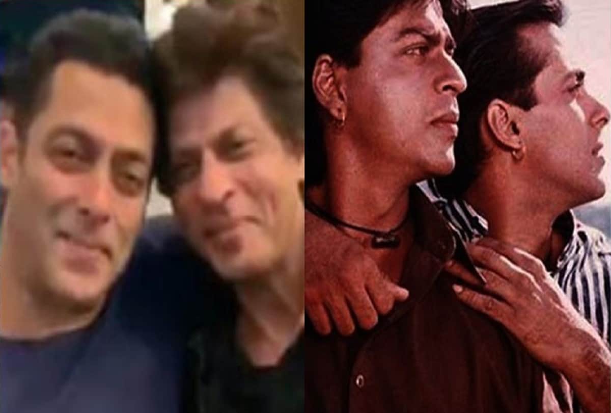 shahrukh and salman watched their film karan arjun together