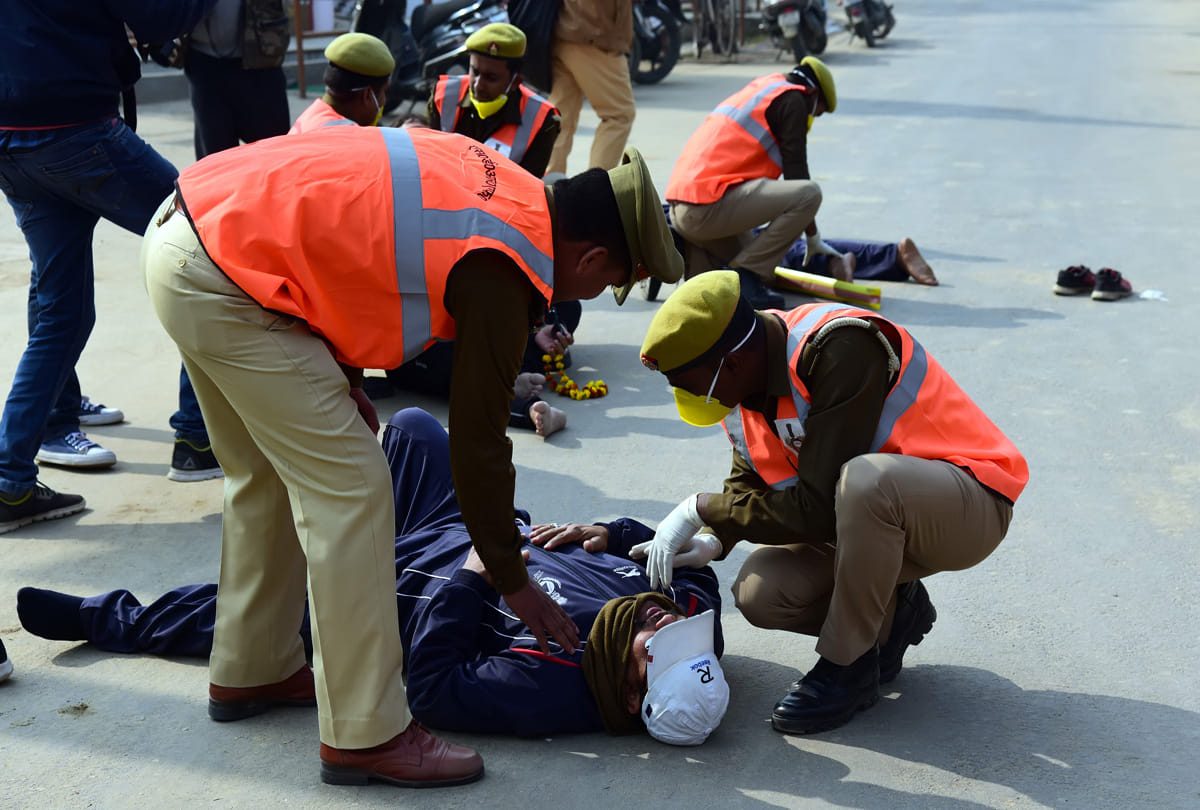 Kumbh 2019: Emergency Plans Preparations tested through Mock Drill
