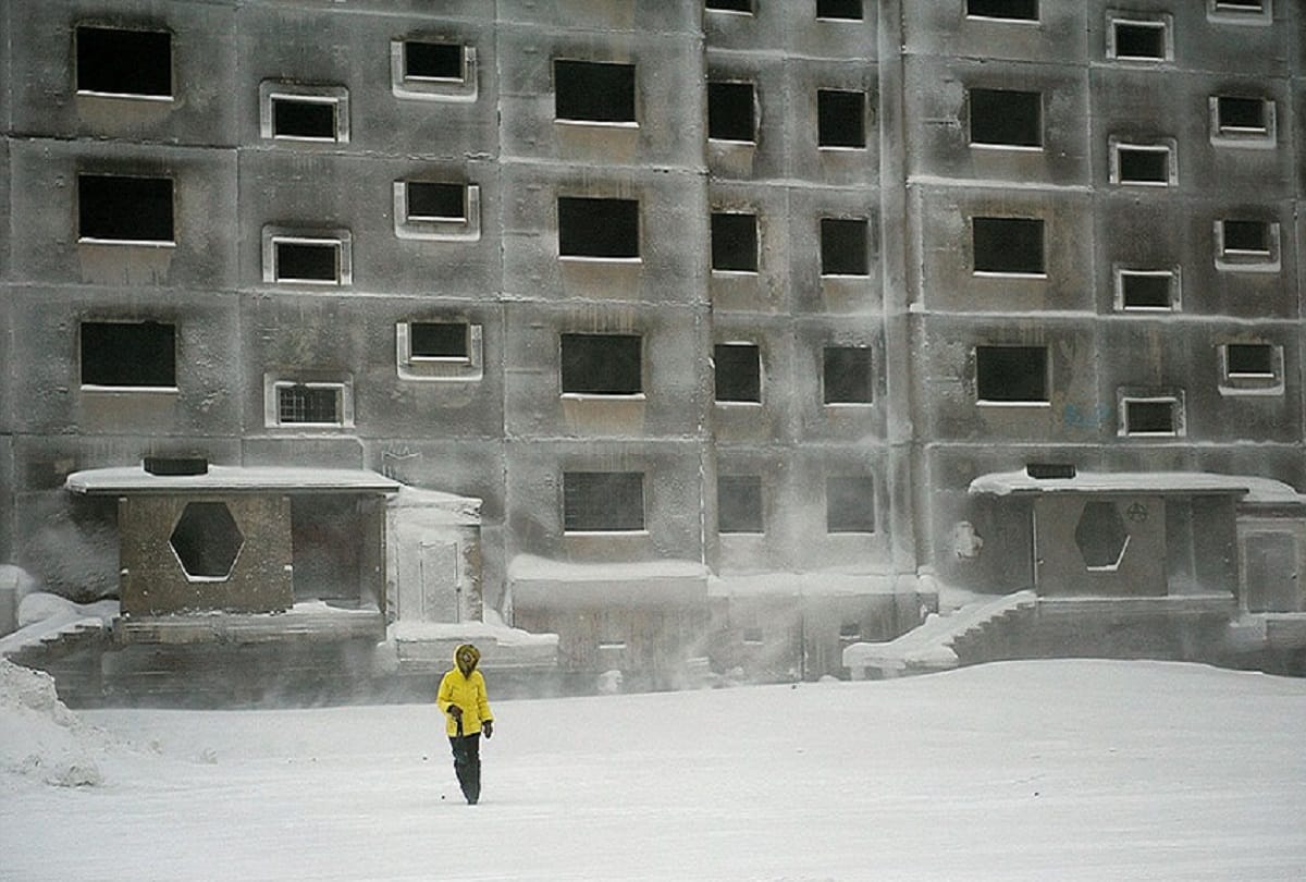 Norilsk city is completely remains dark for two months because of cold
