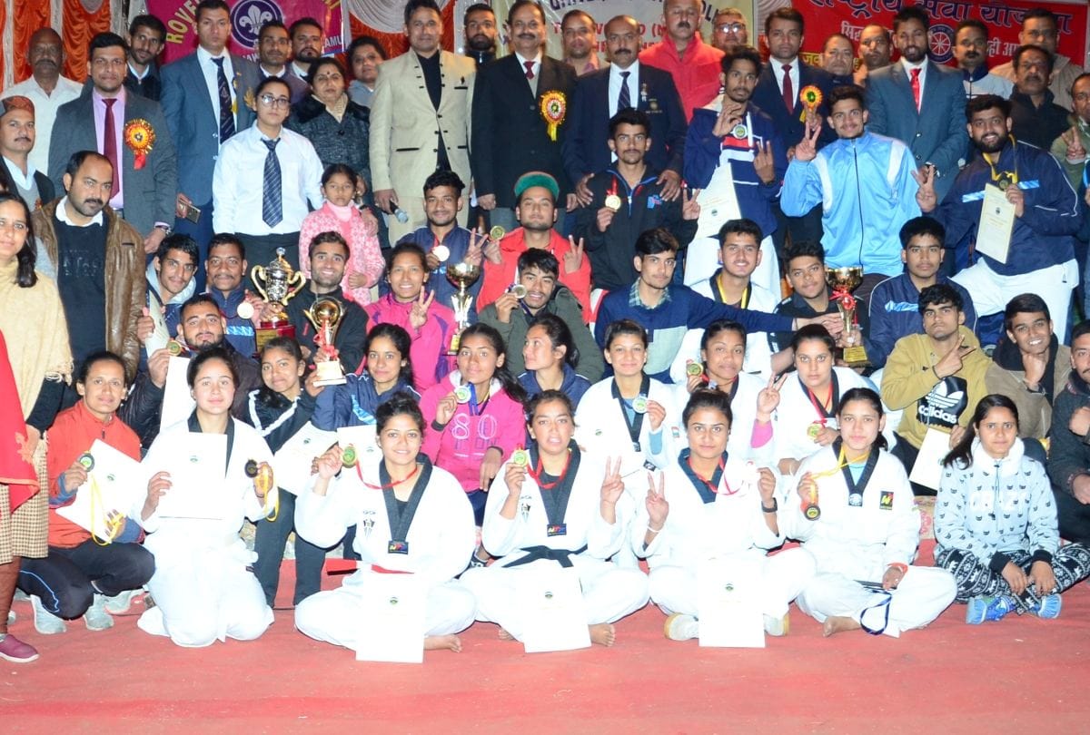 sunder nagar and palmpur college won Taekwondo championship
