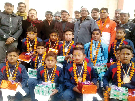 Banda team champion in state level kabaddi