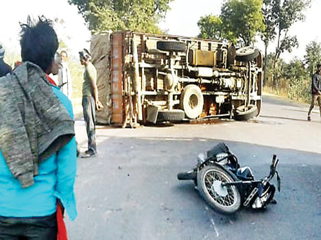 Four killed including father-son in two accidents