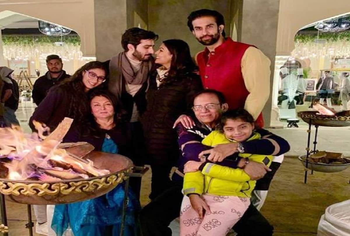 sushmita sen and prabhas attend baahubali director rajamouli son wedding