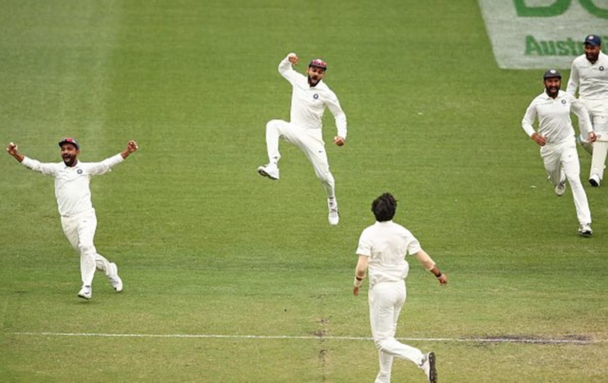 india cricket team win two test in a series against australia in forty years