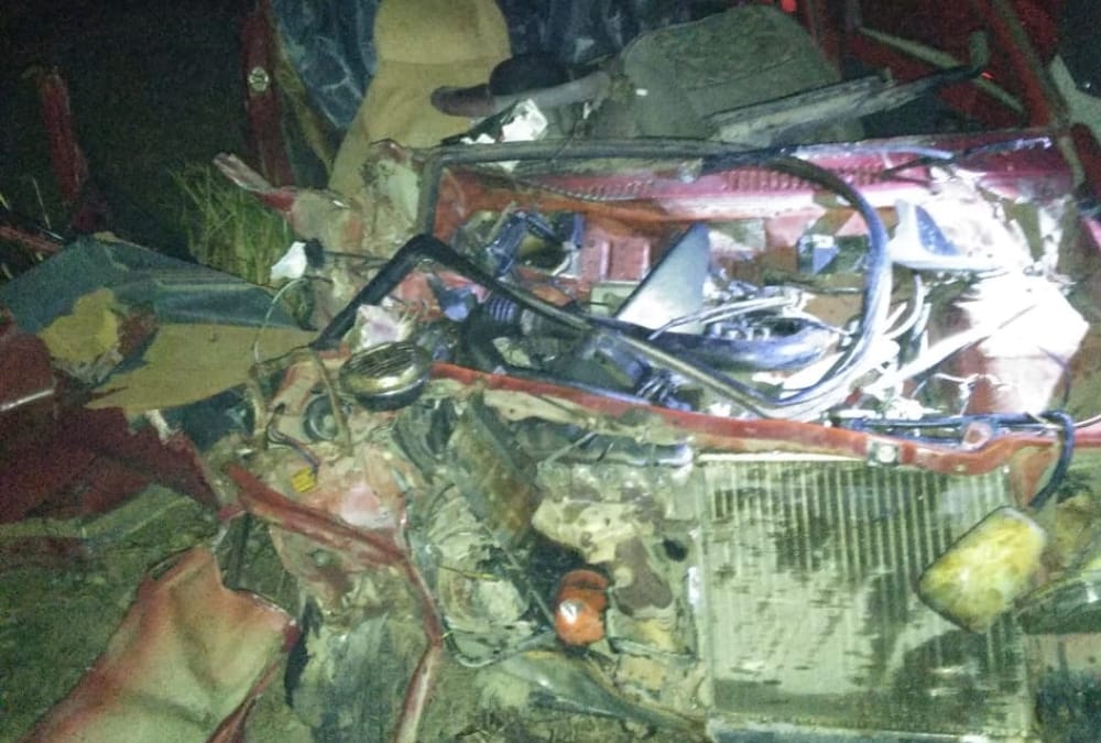 two died in an accident in bahraich.