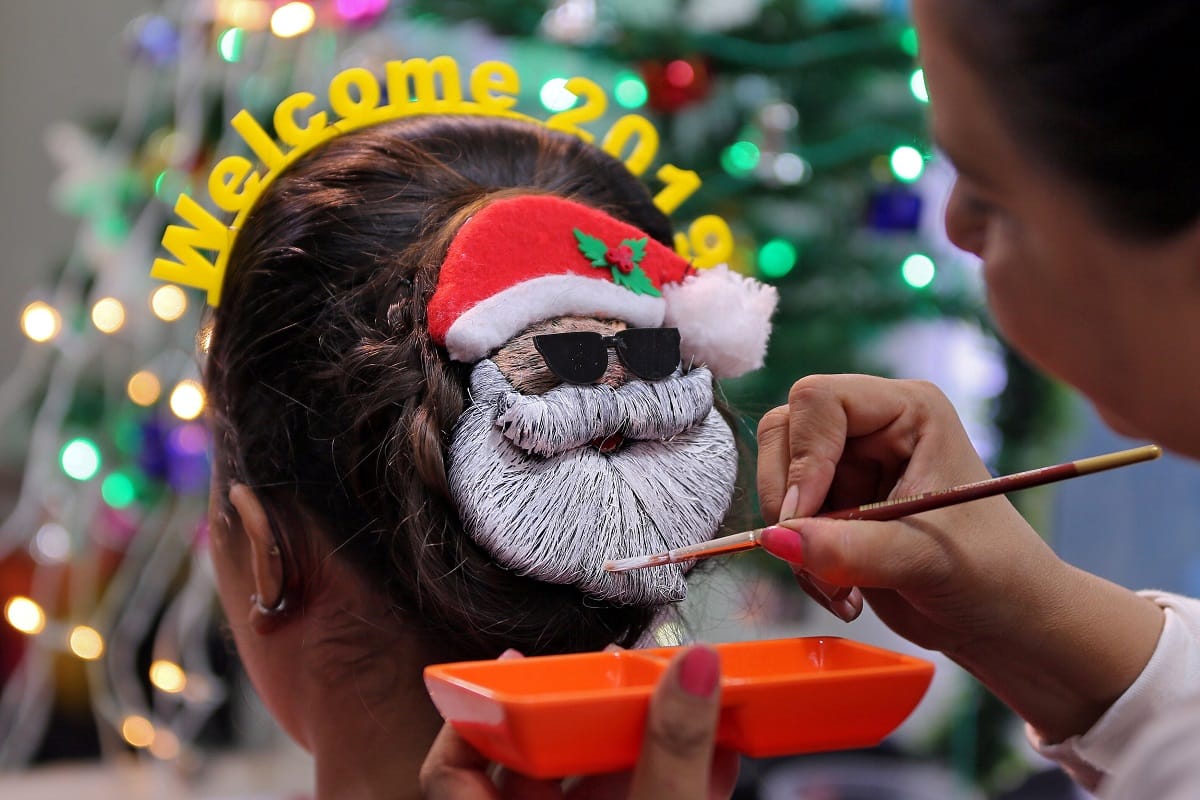 People celebrated New Year warmly, pictures of celebration