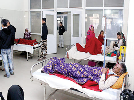 Cold diarrhea patients increased
