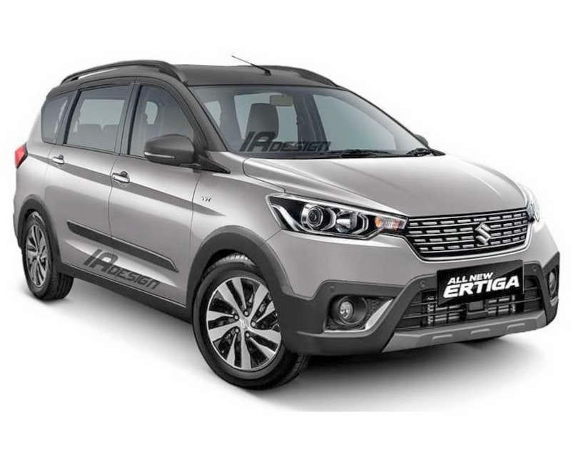Maruti Suzuki Ertiga Sporty cross version rendered may be launched in June 2019