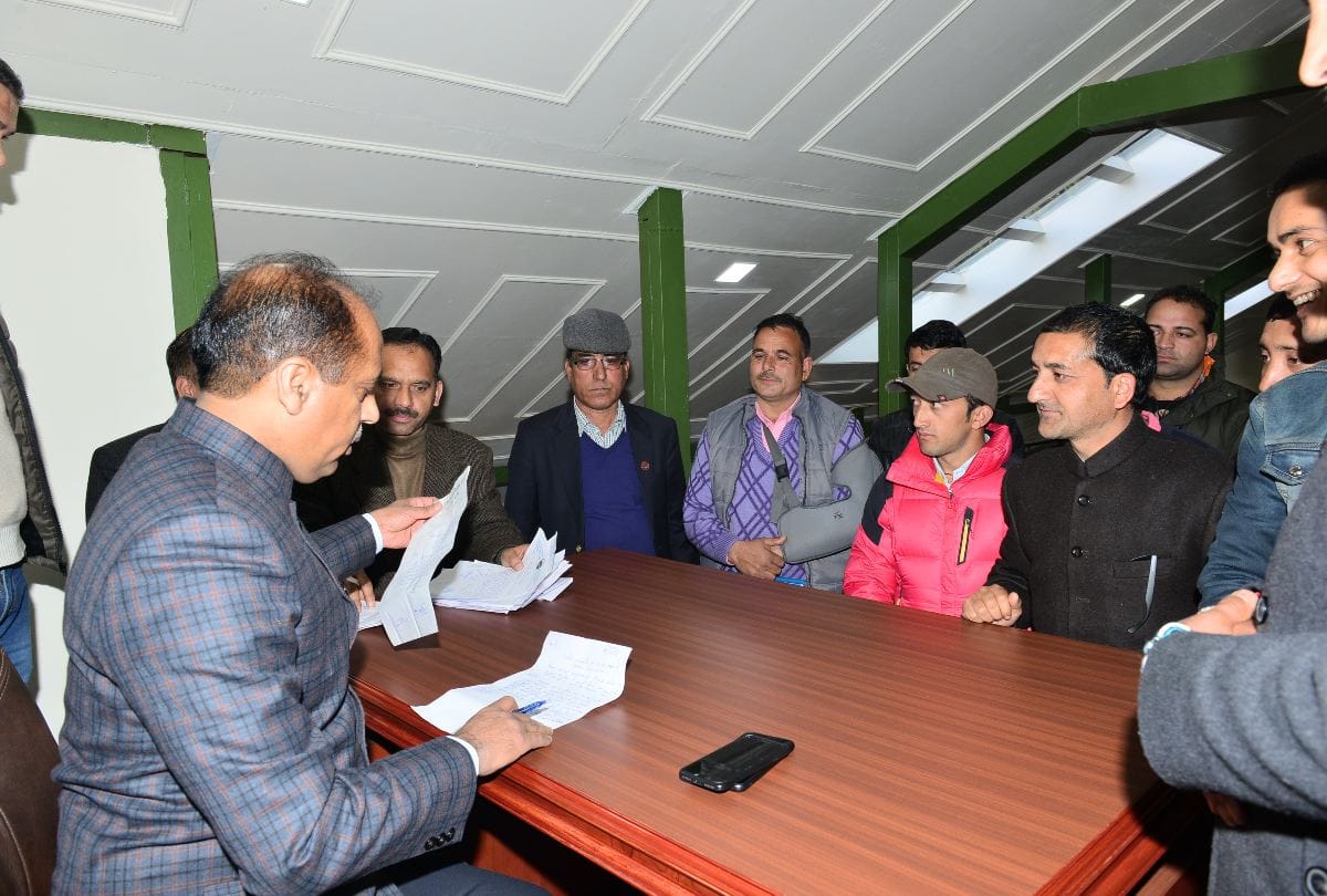 cm jairam thakur take meeting of officers in shimla