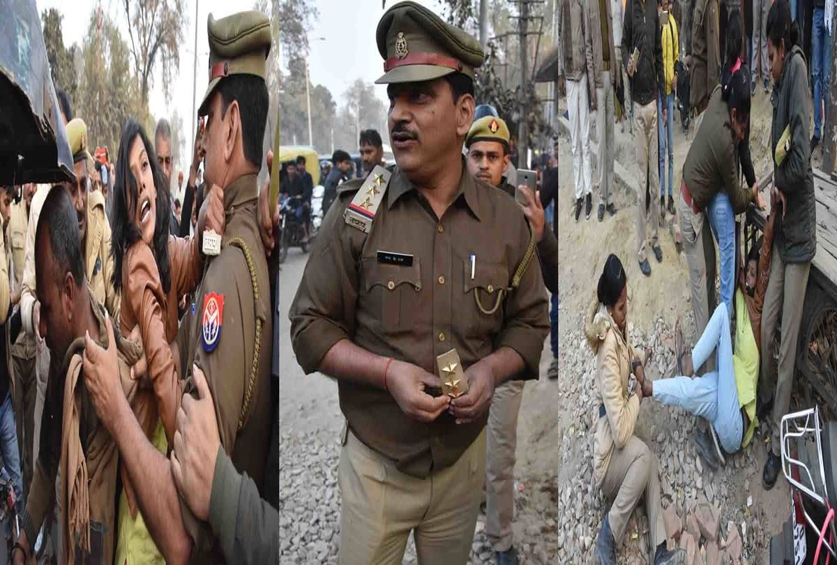 Protest for justice in prayagraj, police detained seven people including four women