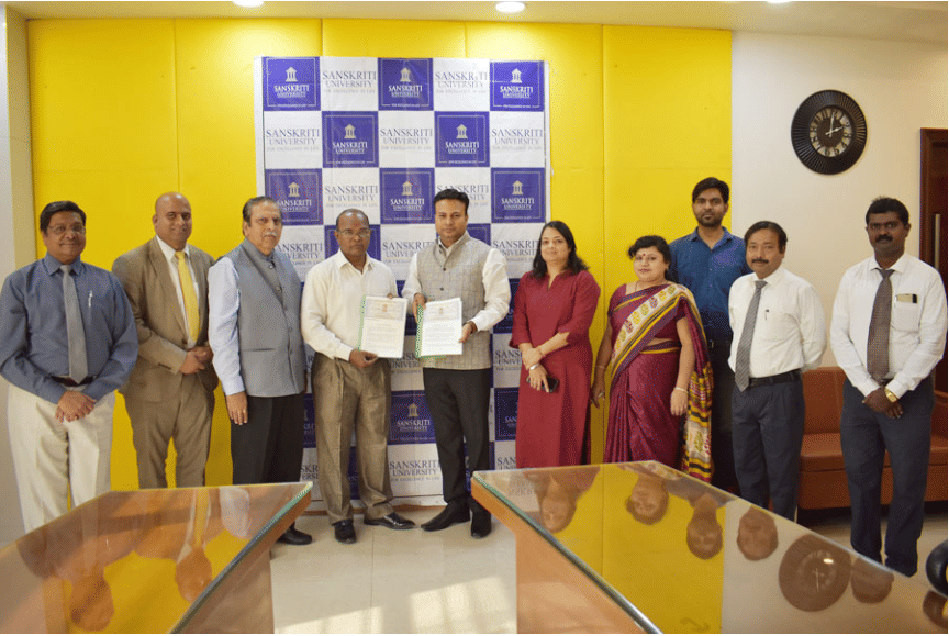 Sanskriti university opened ecological farming center
