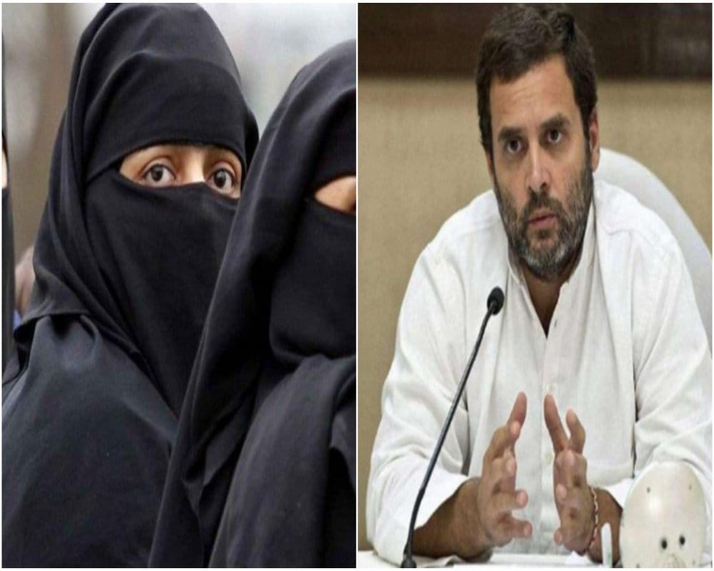 triple talaq bill in rajya sabha congress and bjp rahul gandhi pm modi
