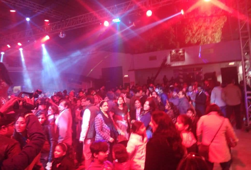 New year 2019 varanasi people celebrated with dance and music