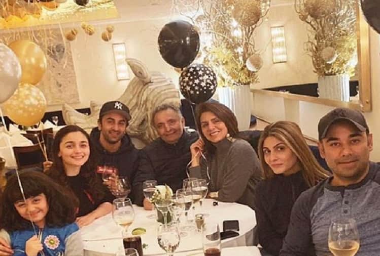 Ranbir Kapoor Alia Bhatt celebrated new year with Rishi Kapoor Neetu Kapoor in Newyork