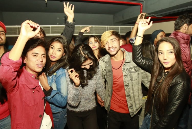 Chandigarh, youths Celebrating New Year in Chandigarh
