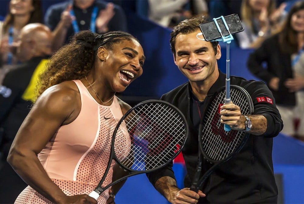 roger federer gets bragging rights over serena williams in anticipated match Hopman Cup