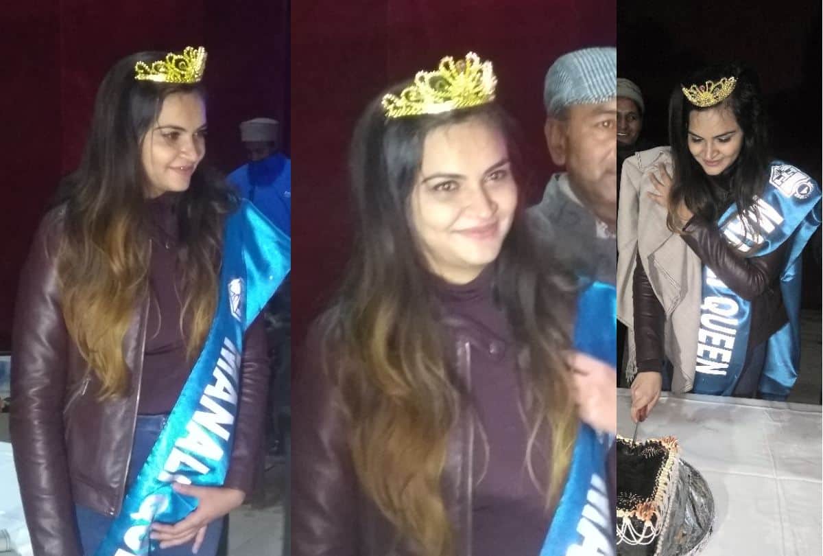 Happy new year celebrations in Manali Delhi Neha crowns as New year queen