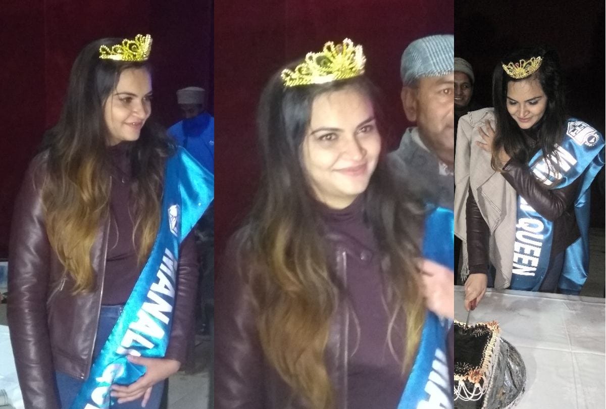 Happy new year celebrations in Manali Delhi Neha crowns as New year queen