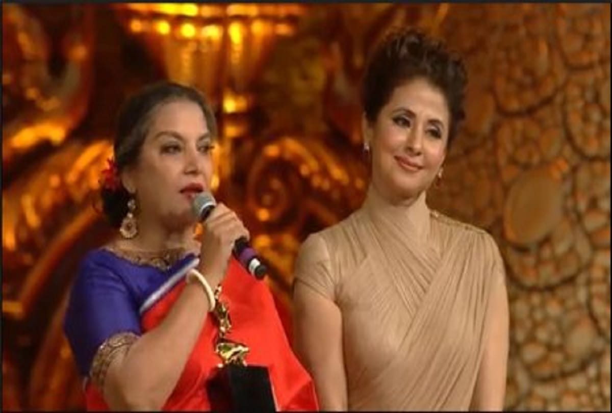 Star Screen Awards 2018 Our Lifetime Achievement Award goes to the incredible Shabana Azmi