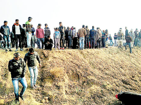 After the tragedy, the youth lying on the farm overnight