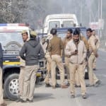 मौके पर मौजूद पुलिस